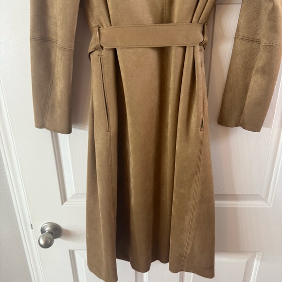 NWT H&M Classic Brown Trench Coat - Picture 9 of 9